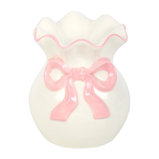 Pink Bow Wax Burner