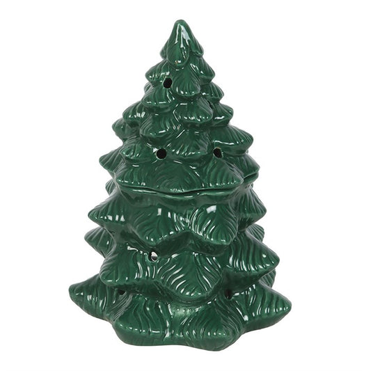 Green Christmas tree Wax Burner