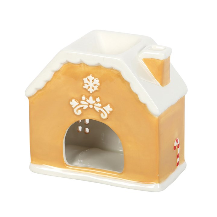 Candy Cane Gingerbread House Warmer